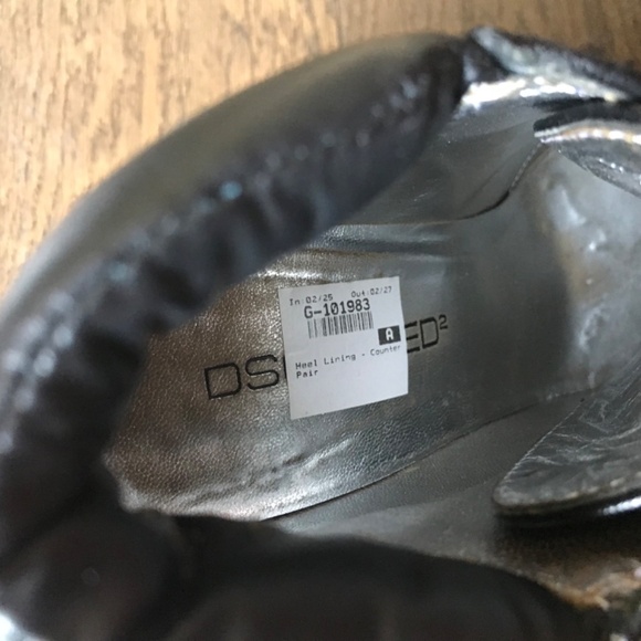 Dsquared2  vintage high  heel leather boots size 37. - Picture 4 of 9